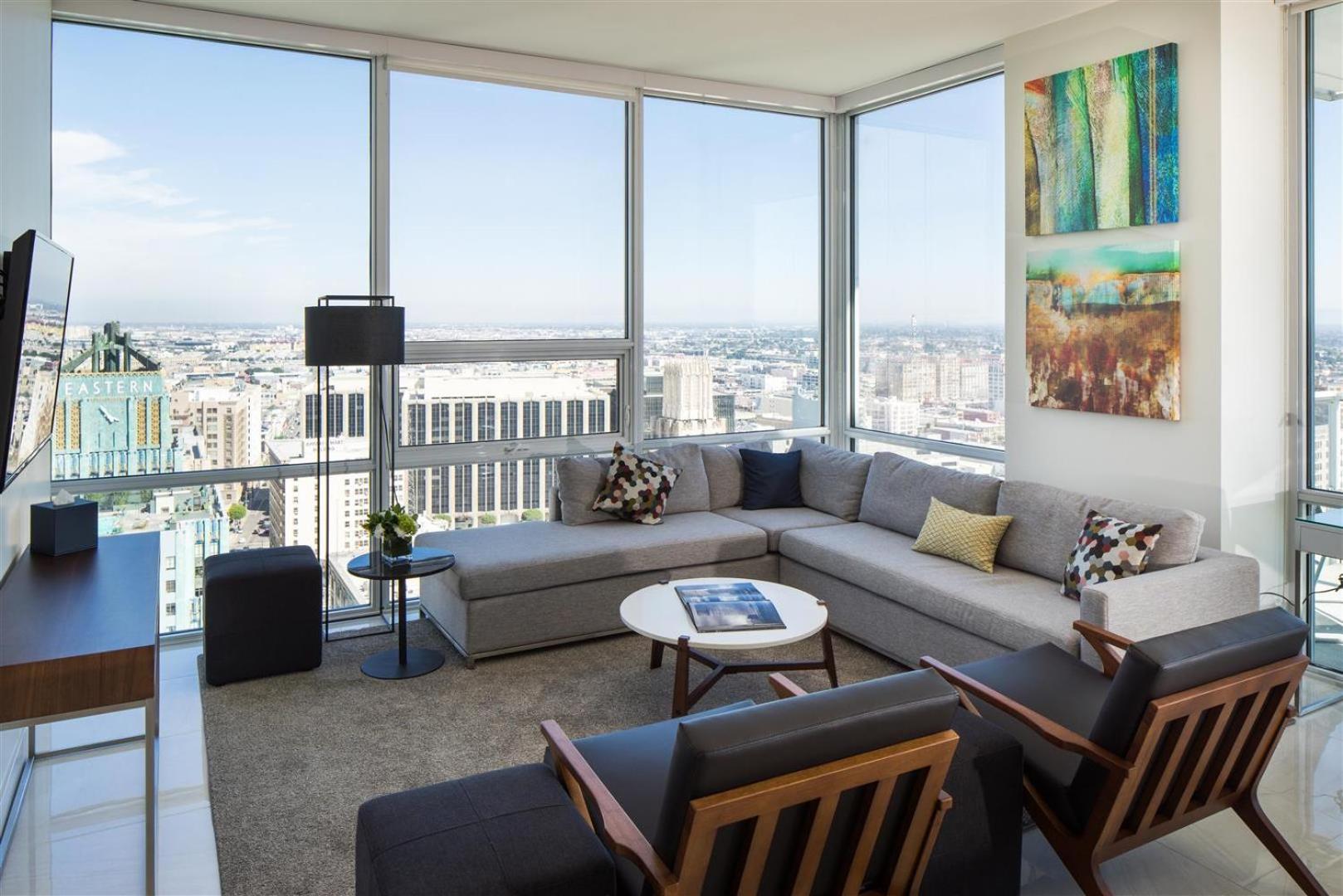 2 Bed 2 Bath Contemporary High Rise Dtla Living Leilighet Los Angeles Eksteriør bilde